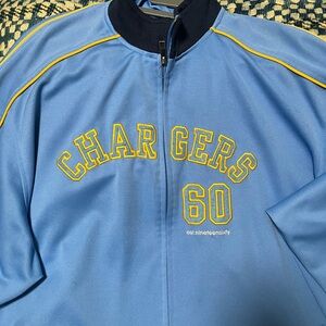 Chargers sweat suit top